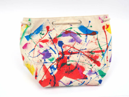 Project Bag Projekttasche 9004 Art Design hand dyed hand sewn
