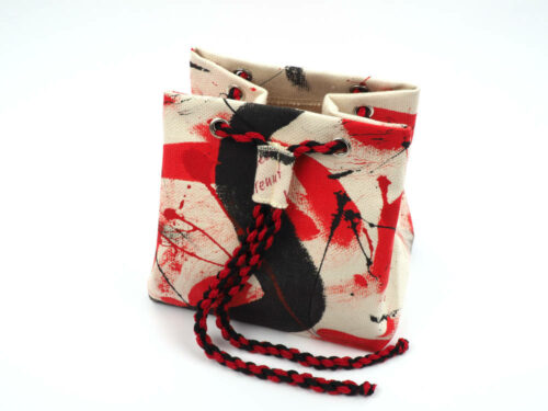 Project Bag Projekttasche 9005 Art Design hand dyed hand sewn