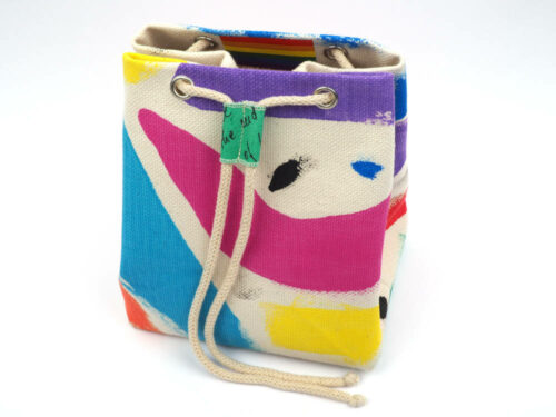Project Bag Projekttasche 9012 Art Design hand dyed hand sewn