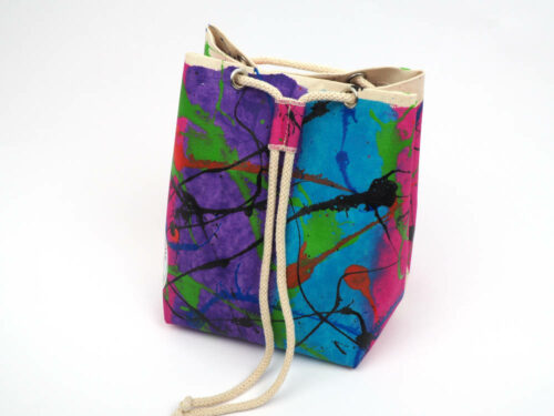 Project Bag Projekttasche 9015 Art Design hand dyed hand sewn