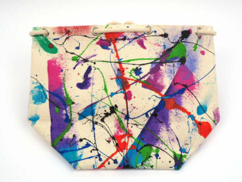 Project Bag Projekttasche 9017 Art Design hand dyed hand sewn