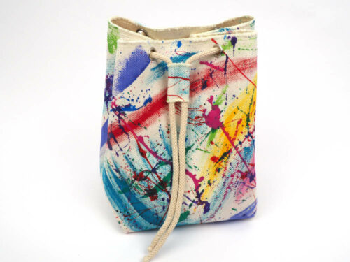Project Bag Projekttasche 9018 Art Design hand dyed hand sewn