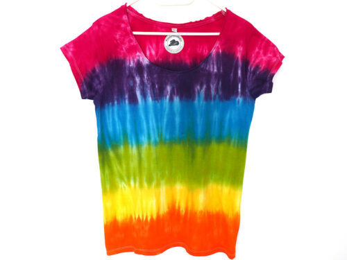 Rainbow T-Shirt Woman L Raw Edge