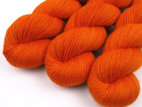 PumpkinMan handgefärbte Wolle Sockenwolle hand dyed yarn sock
