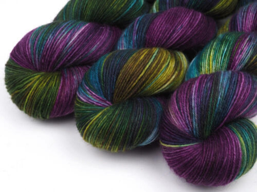 ColoredDusk handgefärbte Wolle Sockenwolle hand dyed yarn sock