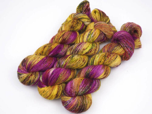SunshineFlowers handgefärbte Wolle Sockenwolle hand dyed yarn sock