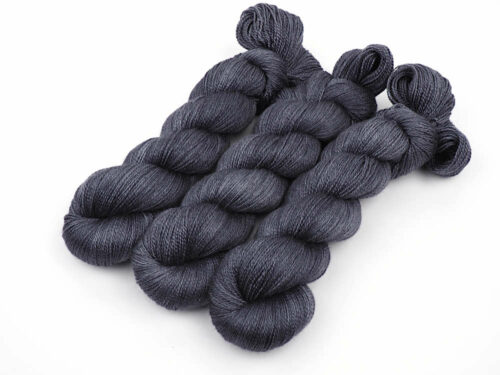 RabenHerz Lace Seide BFL handgefärbt handdyed yarn
