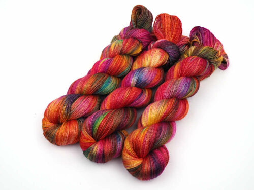 1001Nacht Lace Seide BFL handgefärbt handdyed yarn