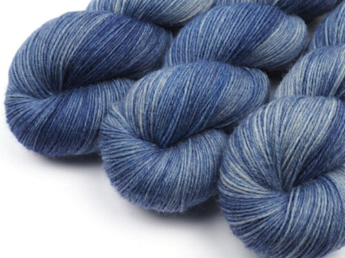 BlueJeans handgefärbte Wolle Sockenwolle hand dyed yarn sock