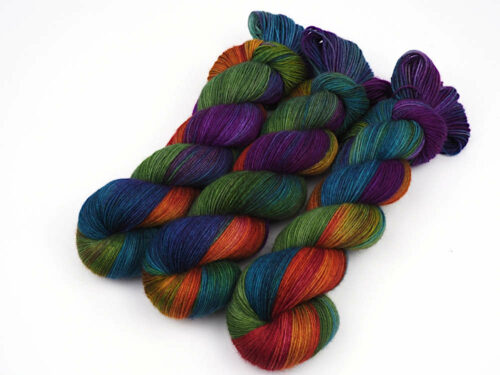 HerbstZauber handgefärbte Wolle Sockenwolle hand dyed yarn sock