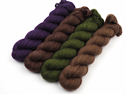 Yarnset Midiset handgefärbte Wolle handdyed sock yarn
