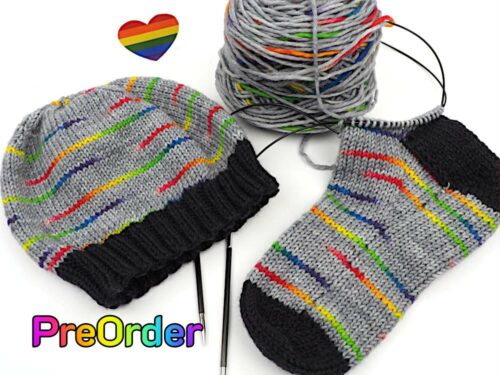 FrostyRainbow PreOrder handgefärbte Wolle DK Sport Sockenwolle hand dyed yarn sock
